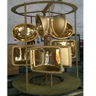 大容量の高性能の陶磁器のSanitaryware多アーク イオンPVD真空の金張り機械