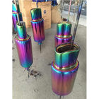 虹色の排気管PVDのめっき機械1年の保証