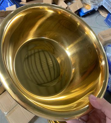 ステンレス鋼PVD真空コーティング装置（金蒸着付き）高生産性フルオートコントロール