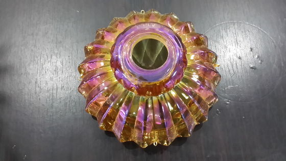 自動車ホイールハブ用マグネトロンスパッタ真空コーティング機、クロム調コーティング