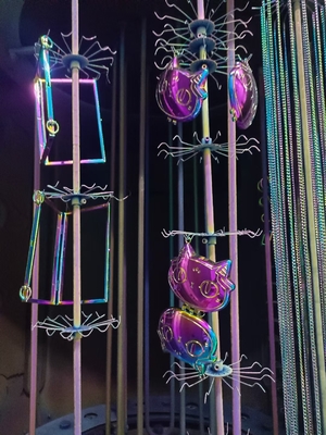 明るい金属光り ステンレス鋼 ハードウェア アクセサリー 金のためのマルチアークイオンコーティングマシン