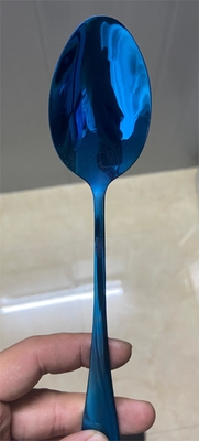 陶器 プラスチック 食器 プラスチック スプーンとフォークのための真空金属化機械 / 真空PVDコーティングマシン
