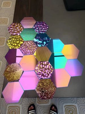 ステンレス鋼 ローズゴールド カラー PVD 真空塗装機 金属塗装機器