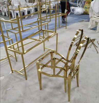 指紋防止と腐食耐性のあるプロパティを持つブラシ金PVD真空コーティングチェア境界