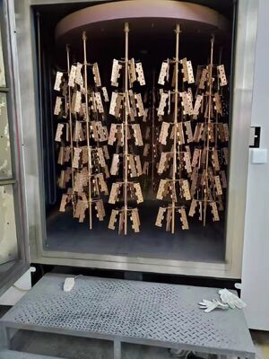 錠前部品用、耐腐食性コーティング、高耐摩耗性、全自動制御システム付きPVD真空コーティング装置