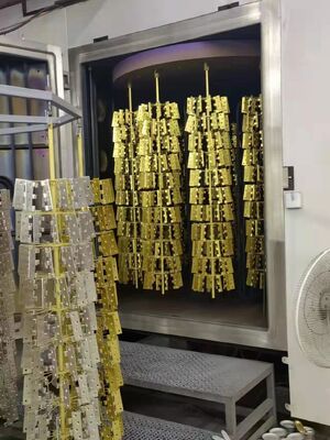 錠前部品用、耐腐食性コーティング、高耐摩耗性、全自動制御システム付きPVD真空コーティング装置