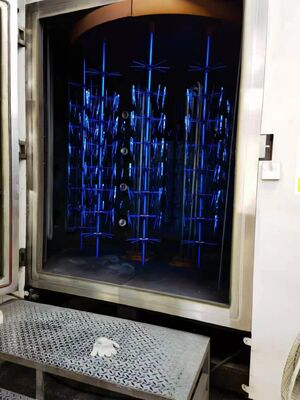 ピンセット用スパッターコーティング装置、電子組立用ピンセット用導電性PVD真空めっき装置