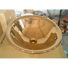 大容量の陶磁器のSanitarywareの洗面器の金のローズの金色PVDのコータ