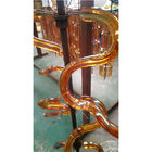 フォーシャンの高出力のガラス製品のガラス付属品PVDの装飾的な真空メッキ機械