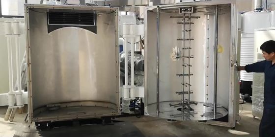2つの前部対外開放のプラスチック蒸発の真空メッキ機械