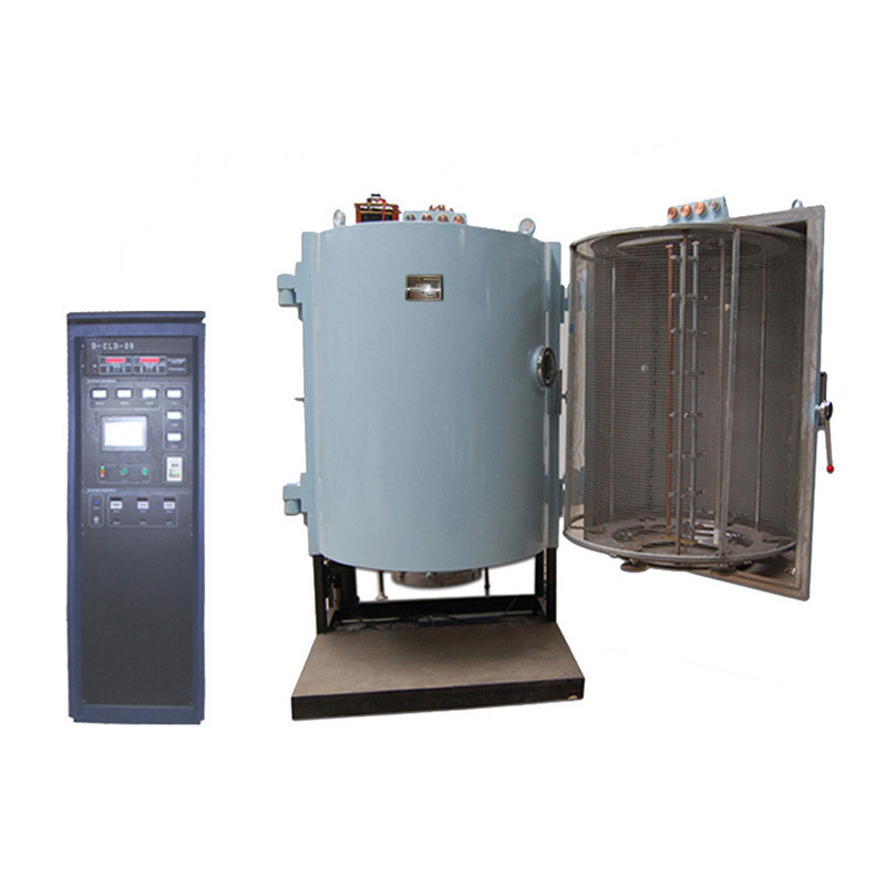 容易な操作2のドアの金の銀の金属光沢のための機械を金属で処理するプラスチック蒸発の真空