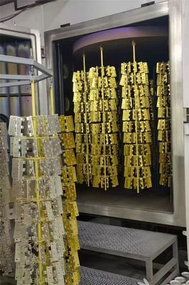 良い価格 装飾用皿 床タイルを装着する ゴールデンカラー PVD真空塗装機 / セラミック塗装機 オンライン