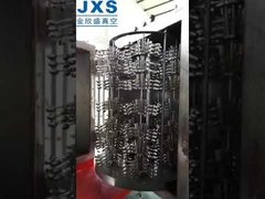 プラスチック食器真空蒸着機