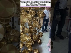 高速貯蔵 ガラスの器具 金色のためのガラスのクリスタルPVD真空塗装機